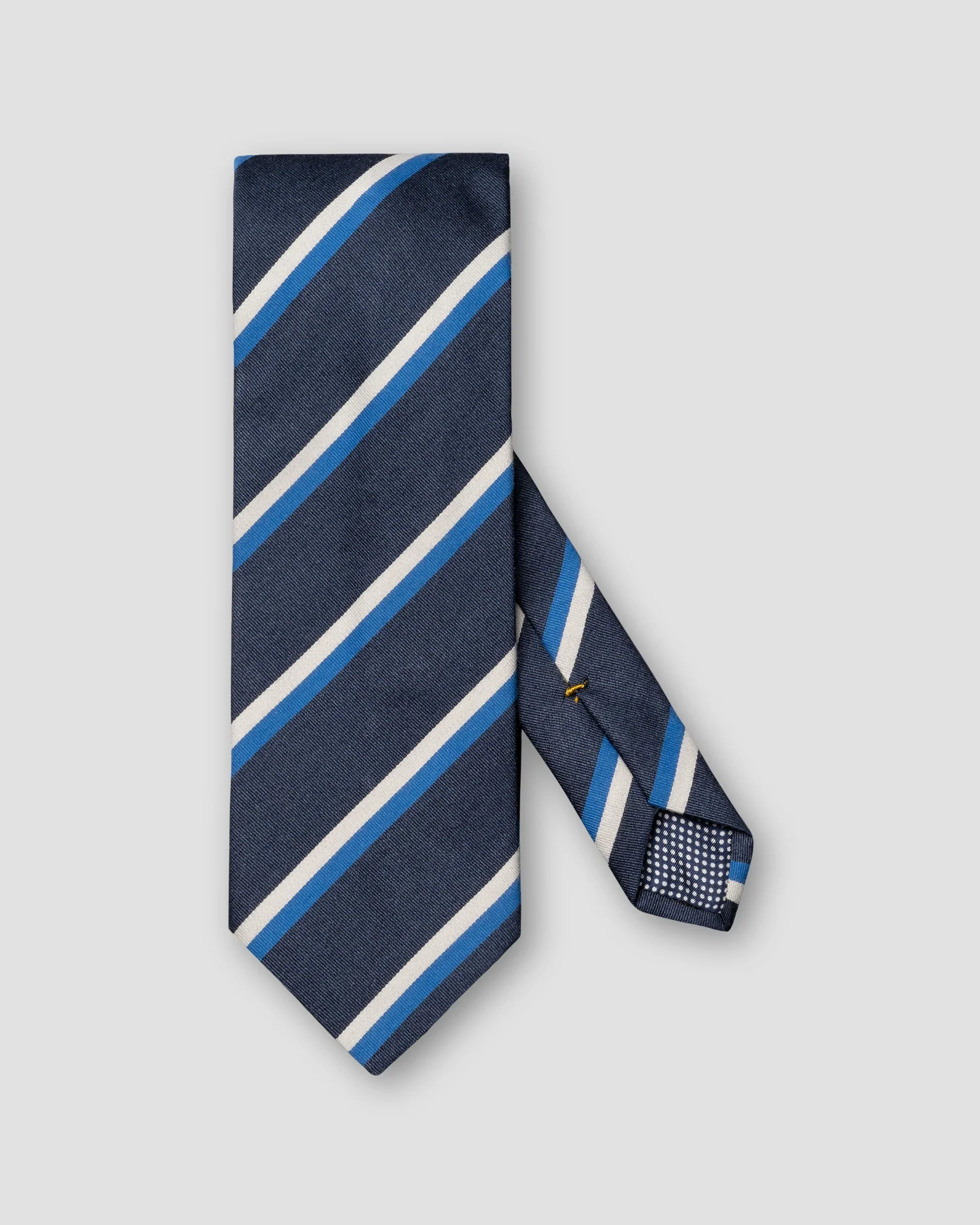 Eton - Striped Woven Silk Tie