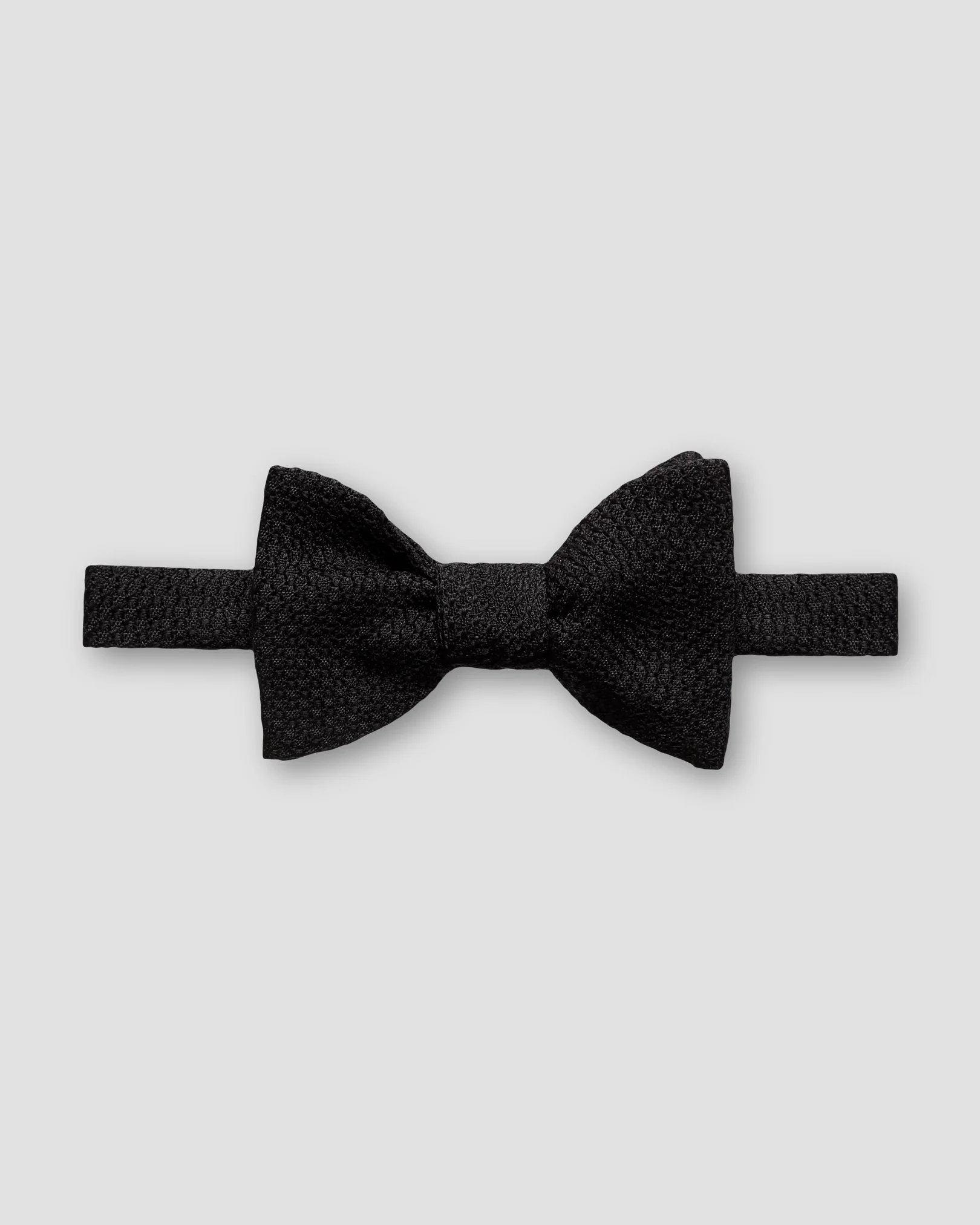 Black Grenadine Bow Tie – Ready Tied