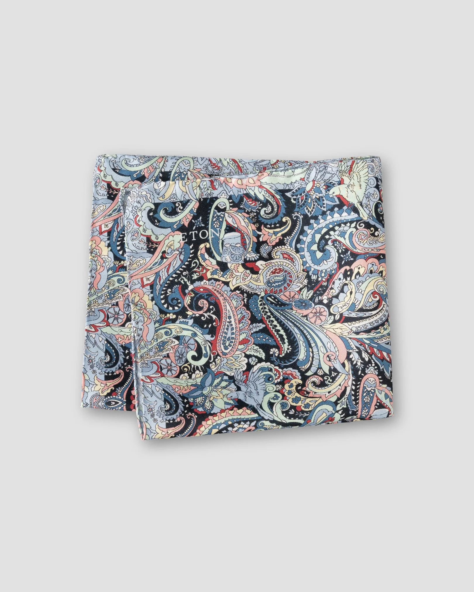 Eton - Paisley Silk Pocket Square