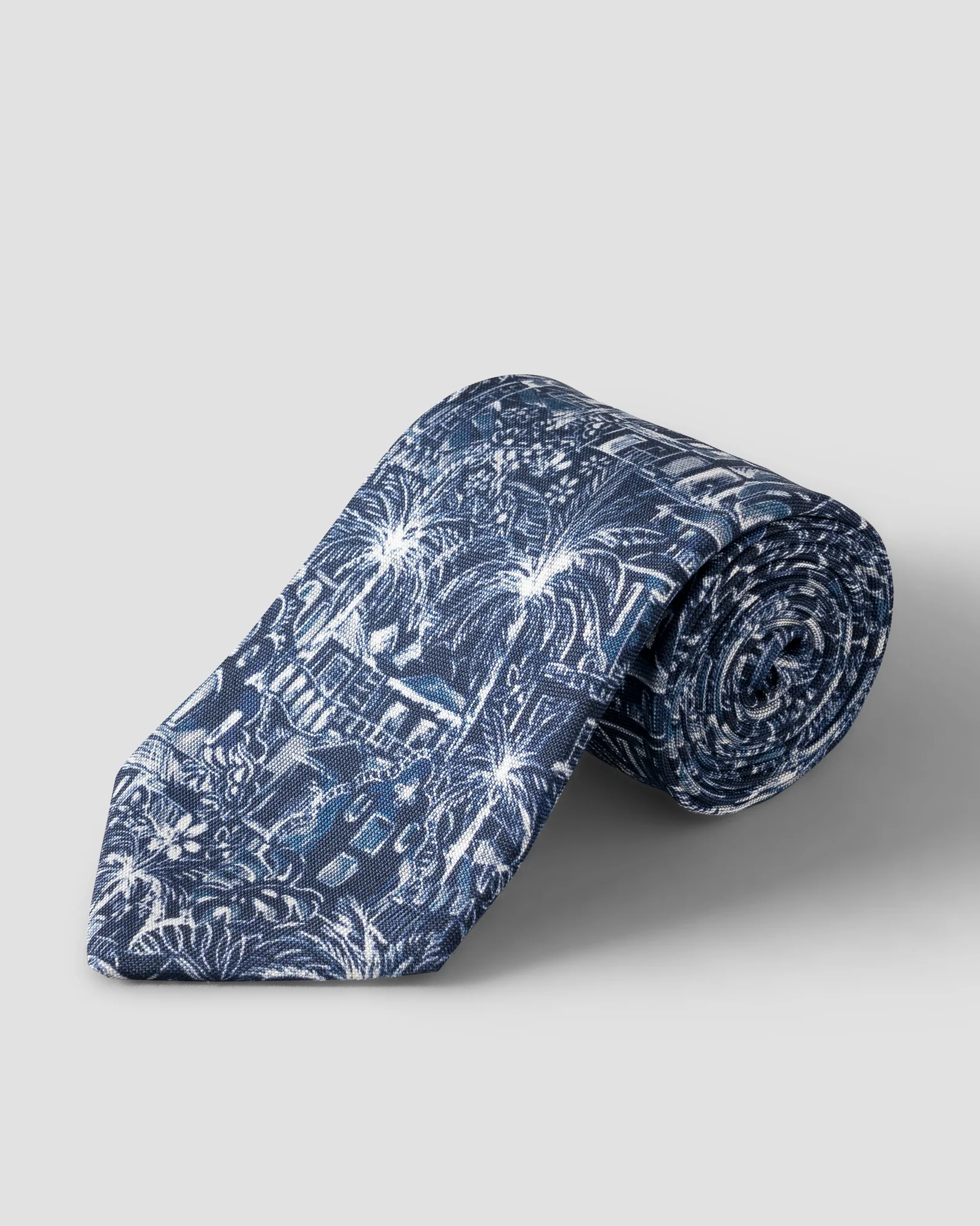 Eton - Motif Print Silk Tie