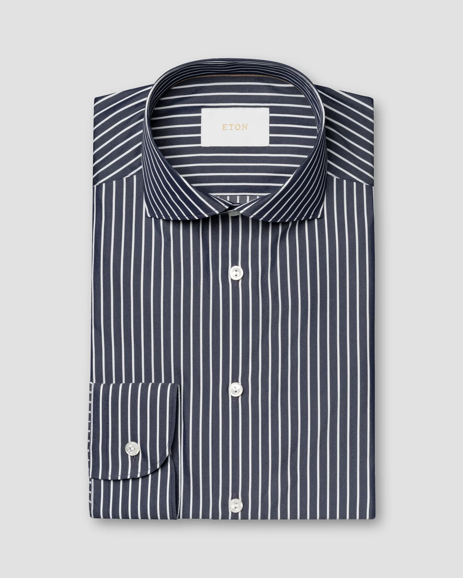 Cotton & Silk Stripe Shirt