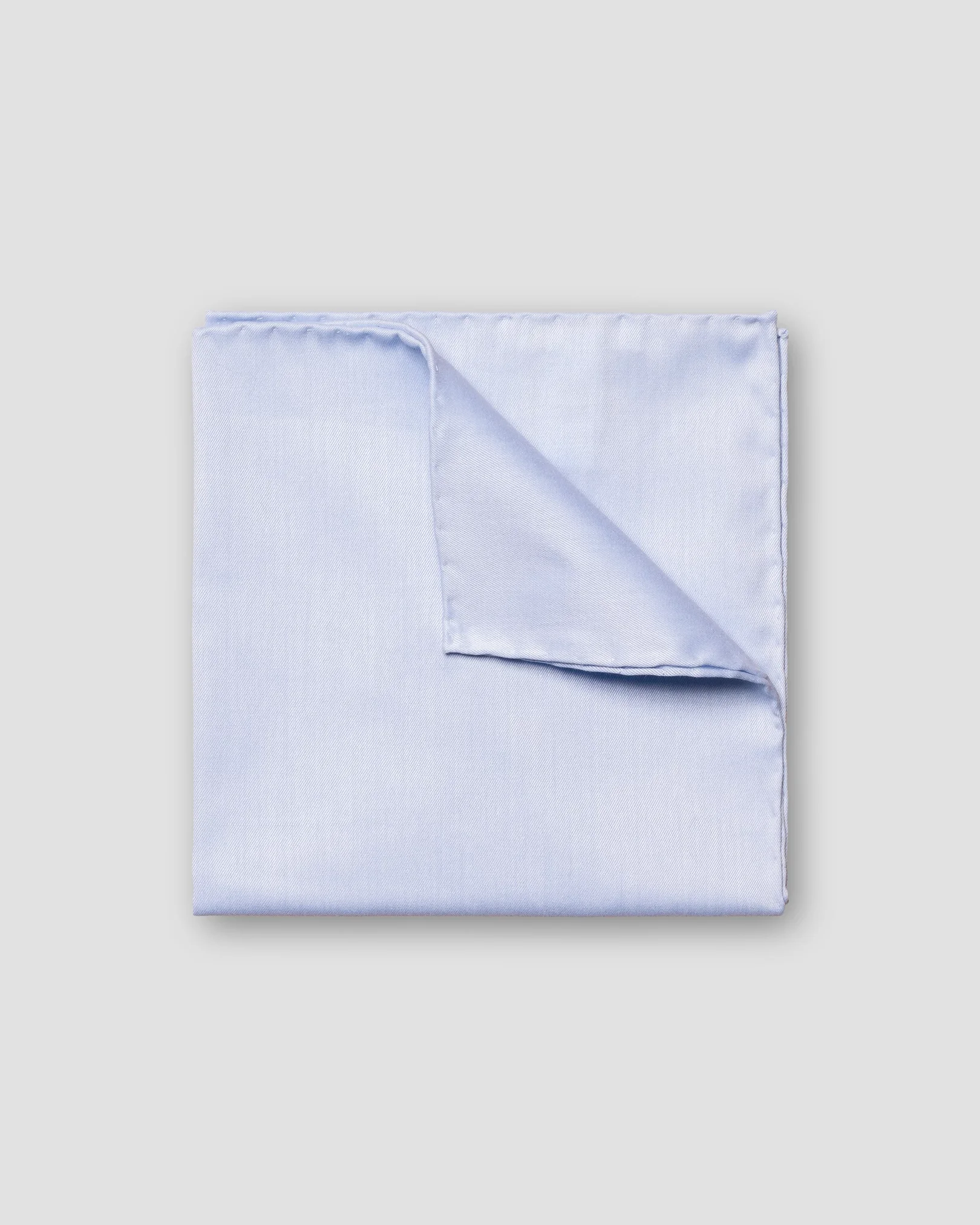 Eton - Light blue Signature Twill Pocket Square