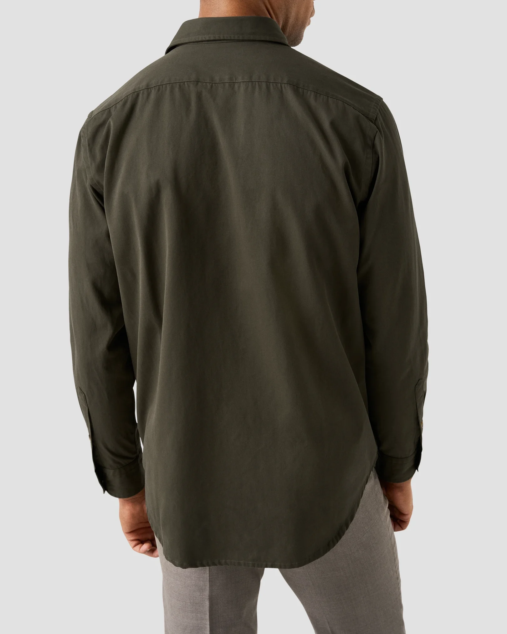 Eton - Solid Heavy Twill Overshirt