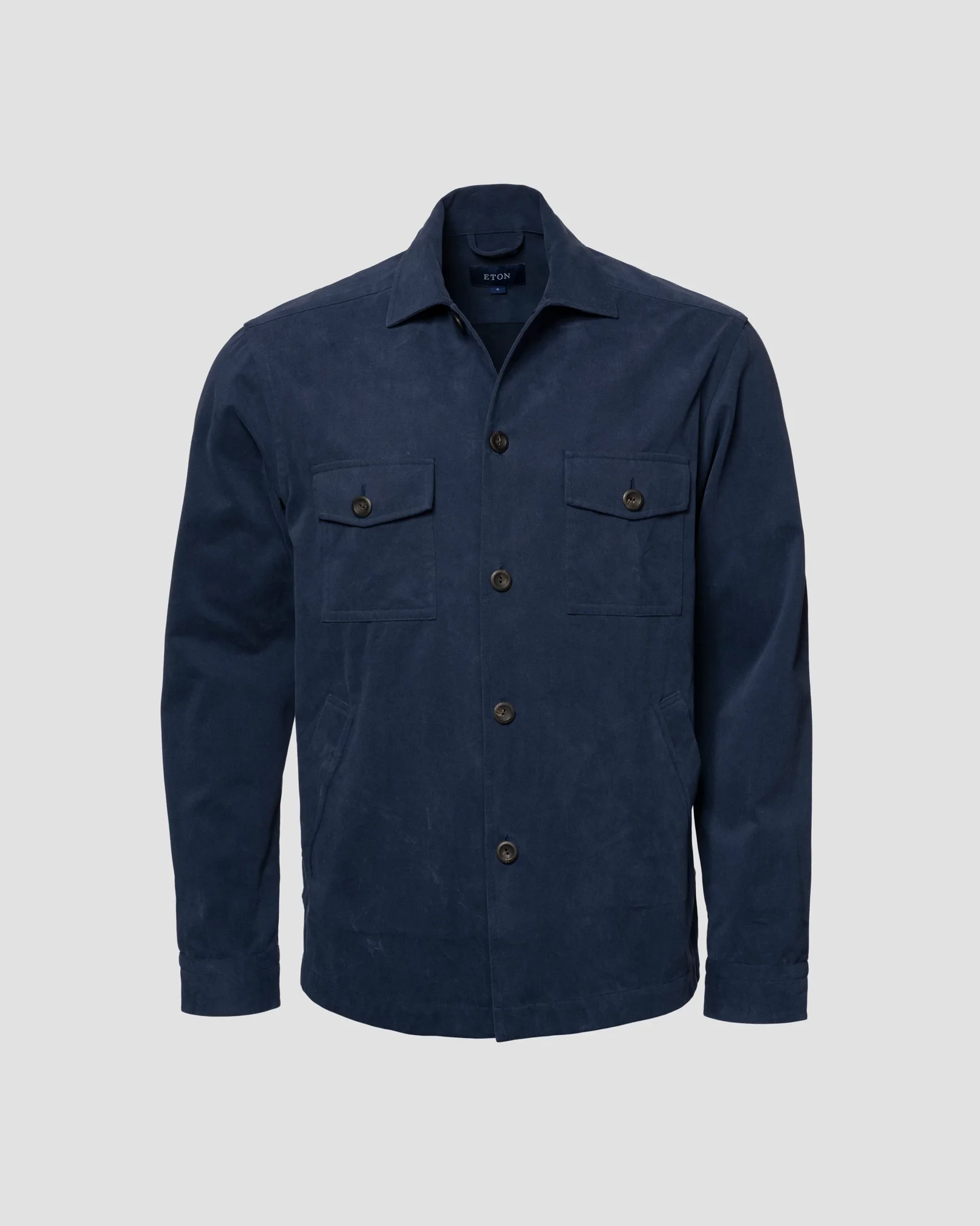 Eton - Navy Moleskin Overshirt