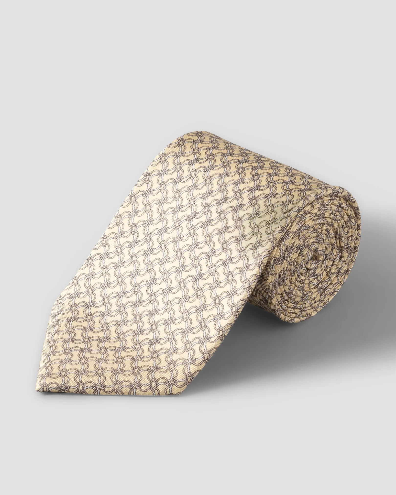 Eton - Geometric Print Silk Tie