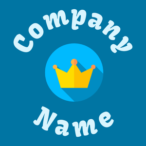 Crown logo on a Cerulean background - Mode & Schönheit