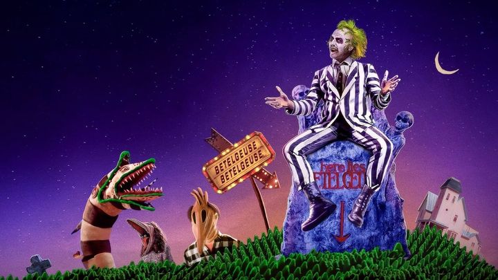 Una scena tratta dal film Beetlejuice - Spiritello porcello