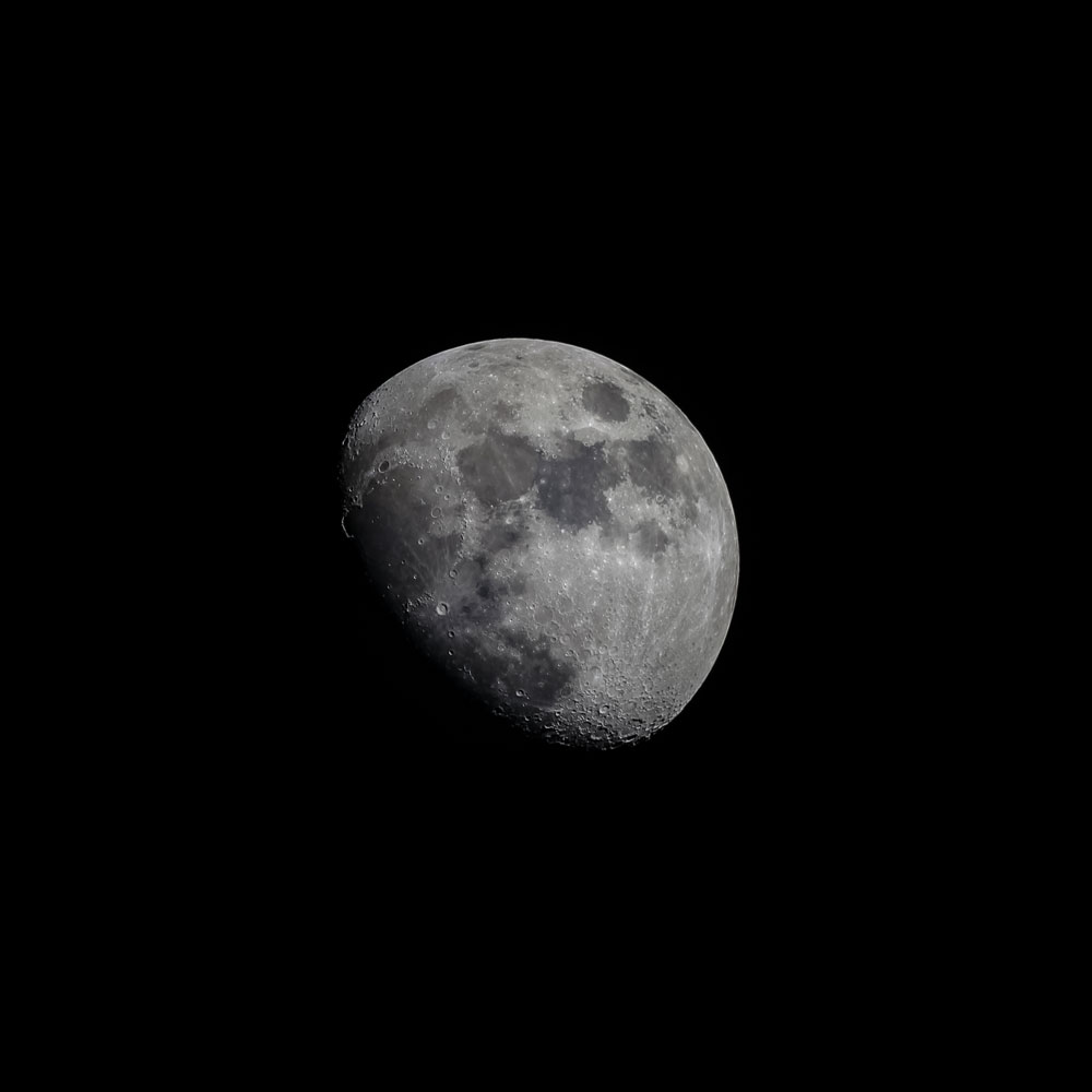 Waxing Moon over Winter Garden, Fla., on Feb. 10, 2014