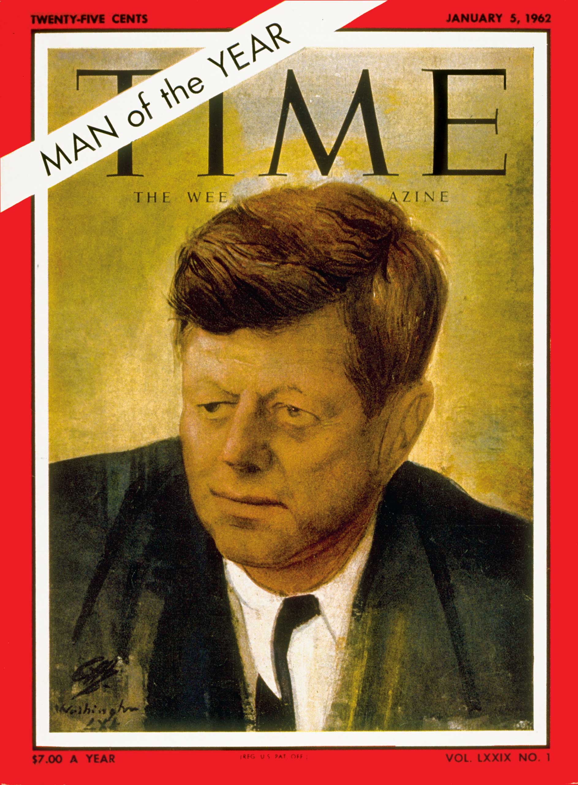 1961: President John F. Kennedy