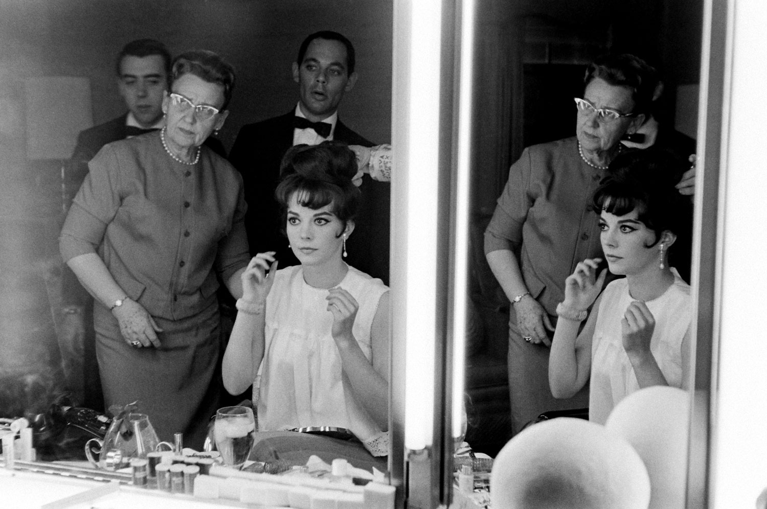 Natalie Woods gets ready for the Academy Awards.