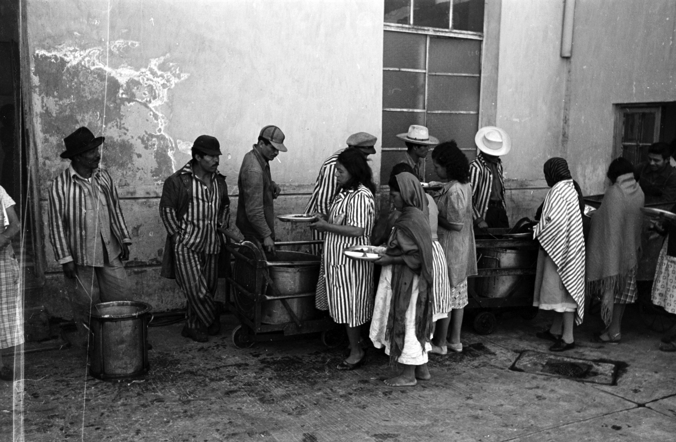 Inside the Black Palace prison in Mexico, 1950.