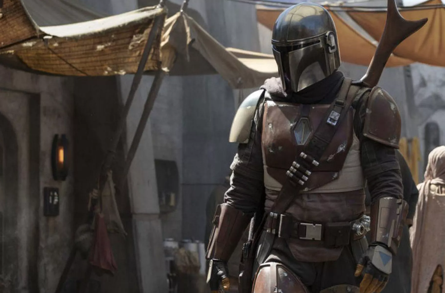 Pedro Pascal as Mando in The Mandalorian