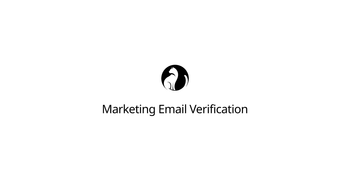 Marketing Email Verification