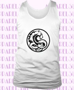 'Circular Animal Motif Tanktop