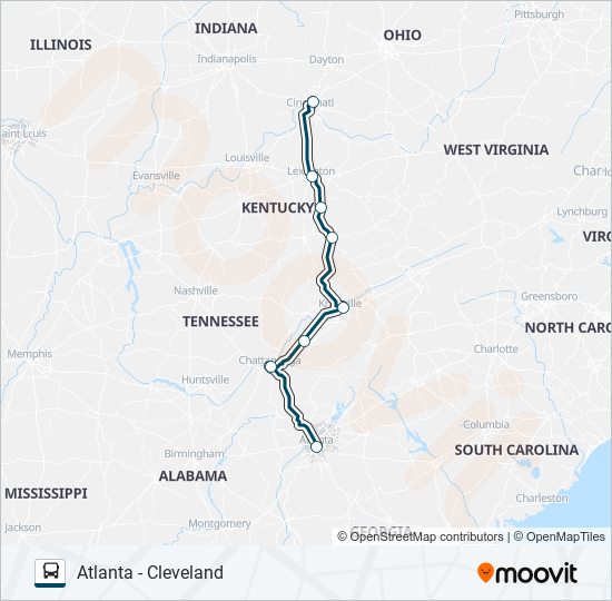 greyhound us0105 Route: Schedules, Stops & Maps - Cincinnati Bus ...