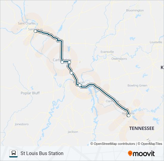 greyhound us0115 Route: Schedules, Stops & Maps - St Louis Bus Station ...