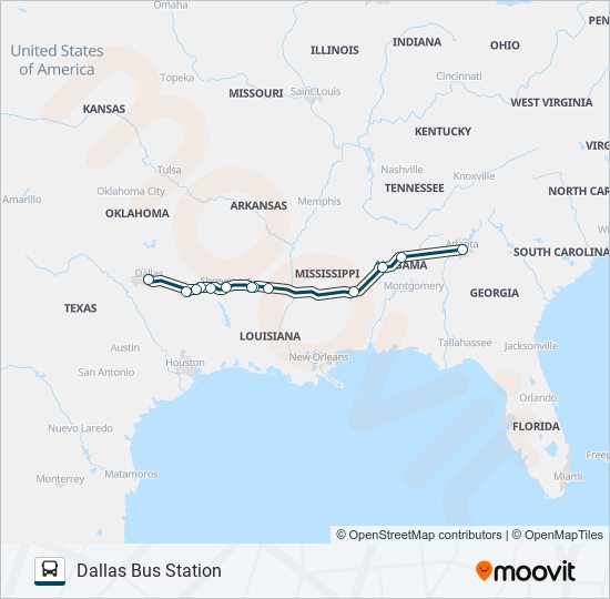 greyhound us0604 Route: Schedules, Stops & Maps - Dallas Bus Station ...