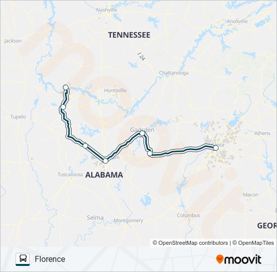 greyhound us0622s Route: Schedules, Stops & Maps - Florence (Updated)