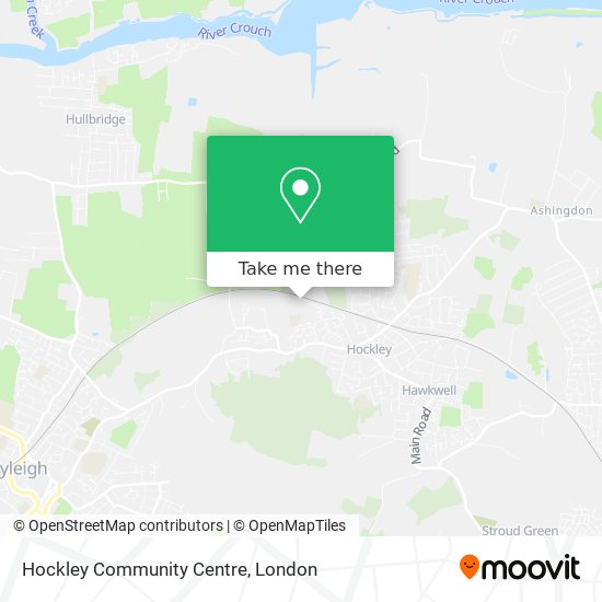 Hockley Community Centre map