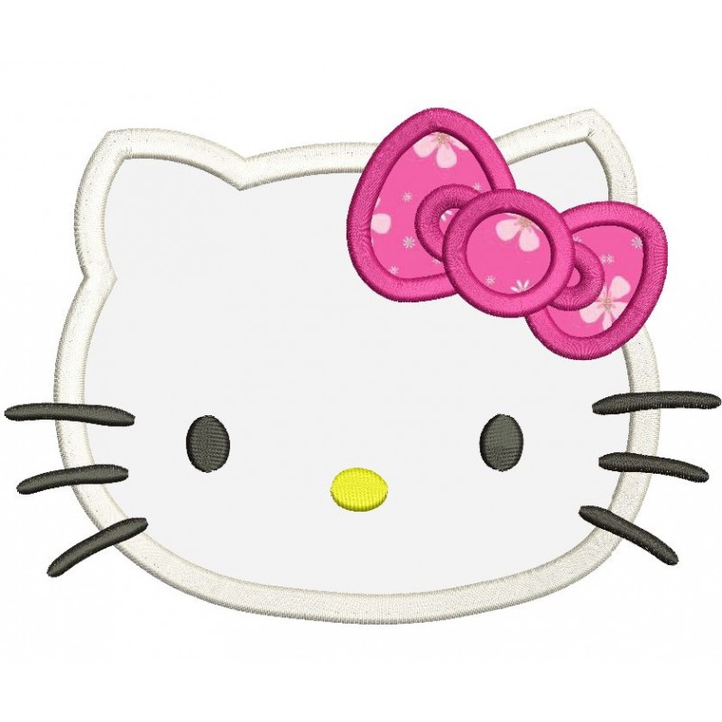 Hello Kitty Applique Design