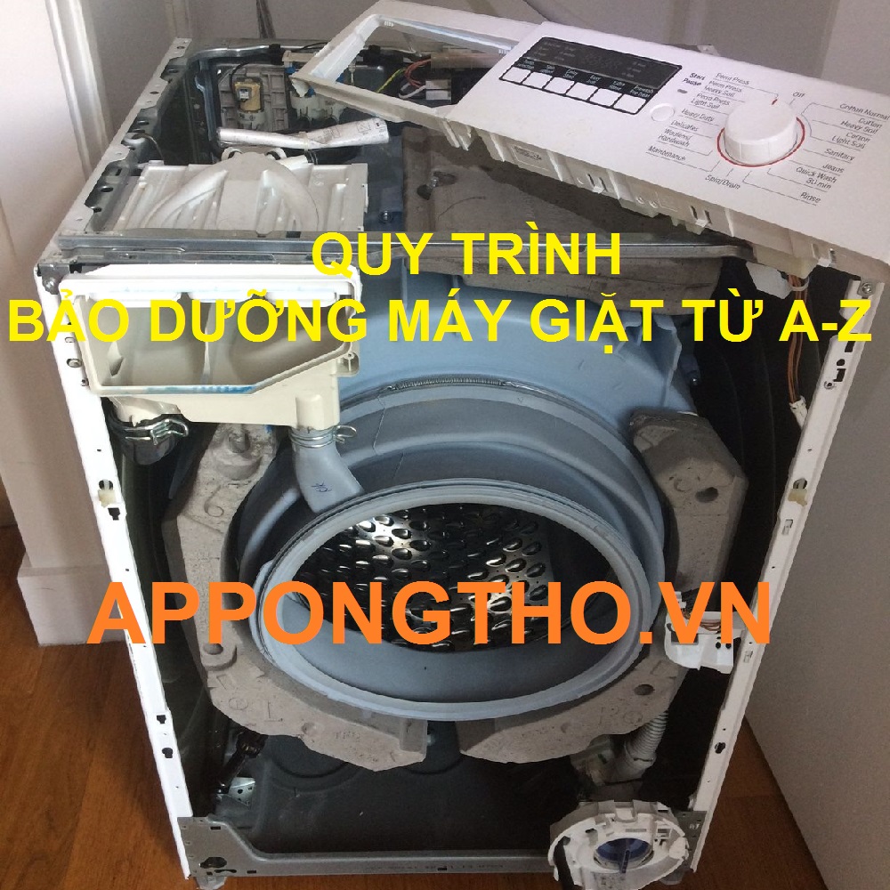 Full Cách Vệ Sinh Bảo Dưỡng Máy Giặt Sạch Bóng Chuẩn Quy Trình