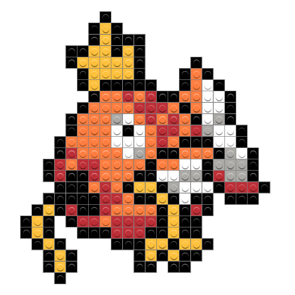 Magicarpe Pixel Art Pokemon Dessin Pixel Pixel Art Personnage | Images ...