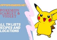 All TM List Ingredients and Locations Pokemon Scarlet Violet