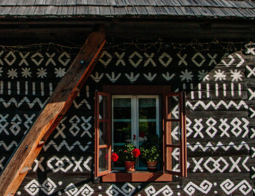 Traditional Slovak Painted Houses in Cicmany