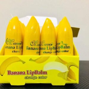 Banana Lip Balm and Lipstick for Pinkish Lips