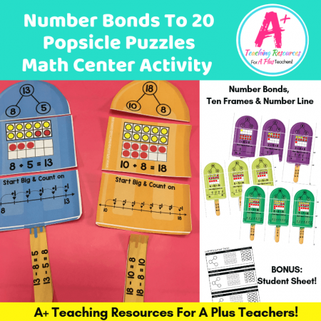 Number Bond Popsicle Puzzles