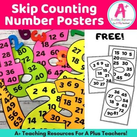 Image of FREE skip counting posters