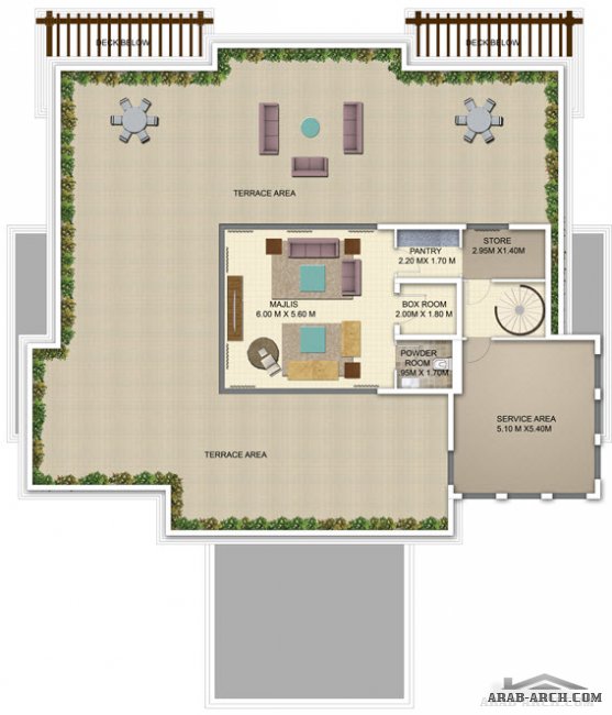 Lake Terrace, Muscat Hills, Oman villa floor plans 