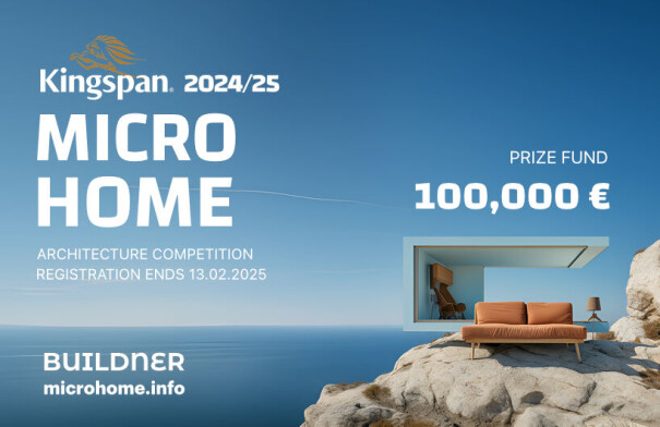 Kingspan announces the launch of the 2025 MICROHOME competition with a 100,000 euro prize fund