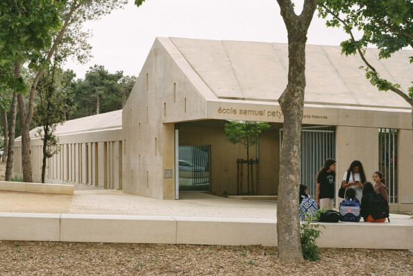 New Samuel Paty School in Béziers plays with materiality