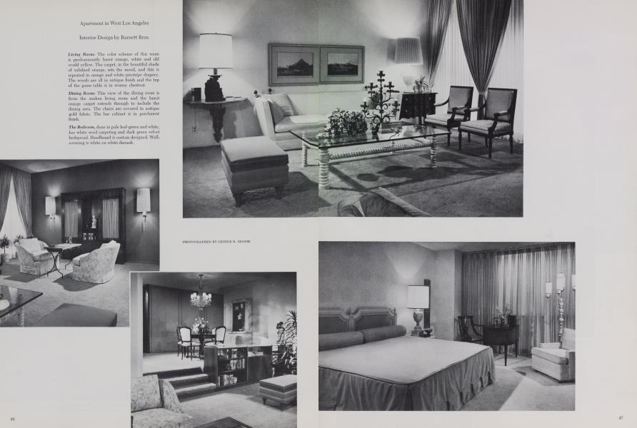 Apartment in West Los Angeles | Architectural Digest | MARCH 1964