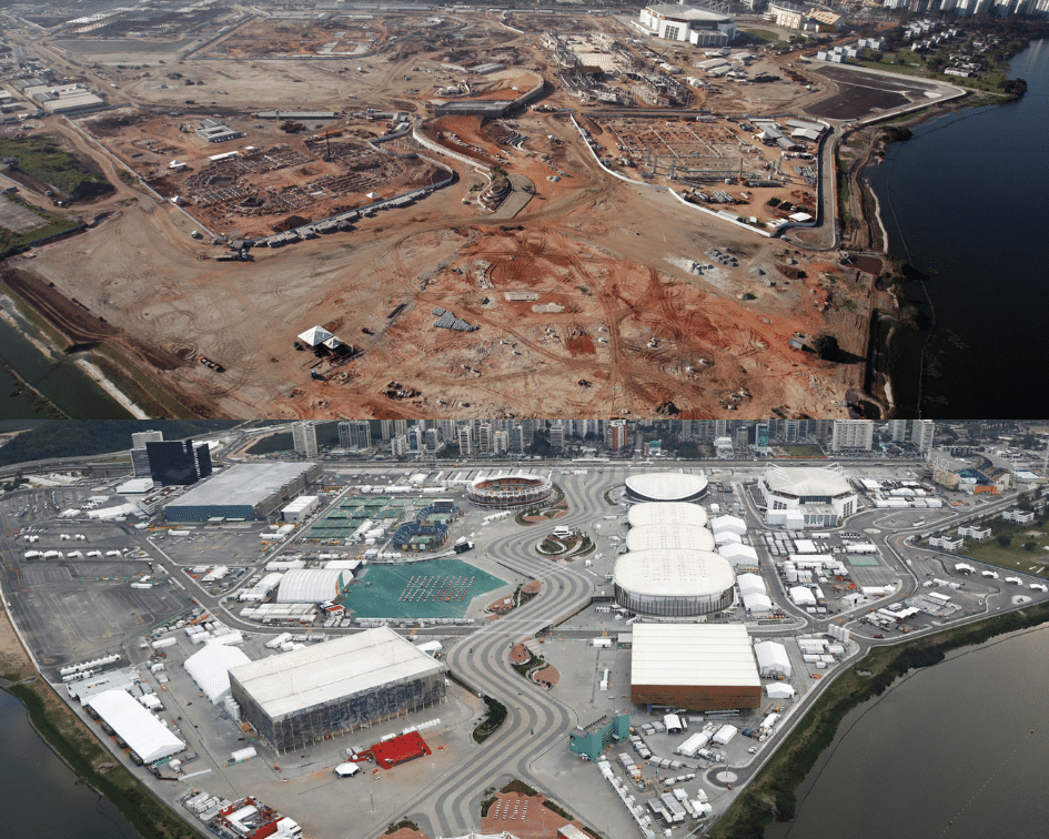 Olympic Park Before and After, Rio de Janeiro, Brasil