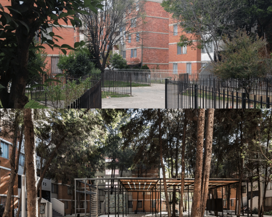 San Pablo Community Before and After, Mexico City, Mexico