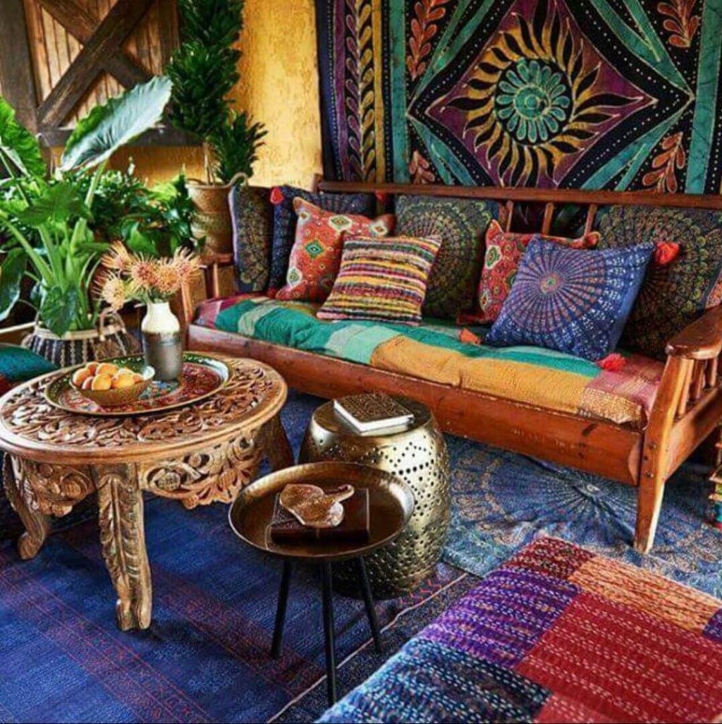 Bohemian Themed Living Room – arthatravel.com