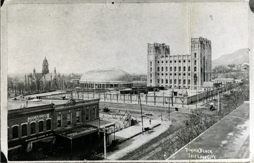 Tribune file photo

A view of the Salt Lake Temple is seen while it is still under construction. The temple was dedicated on April 6, 1893.