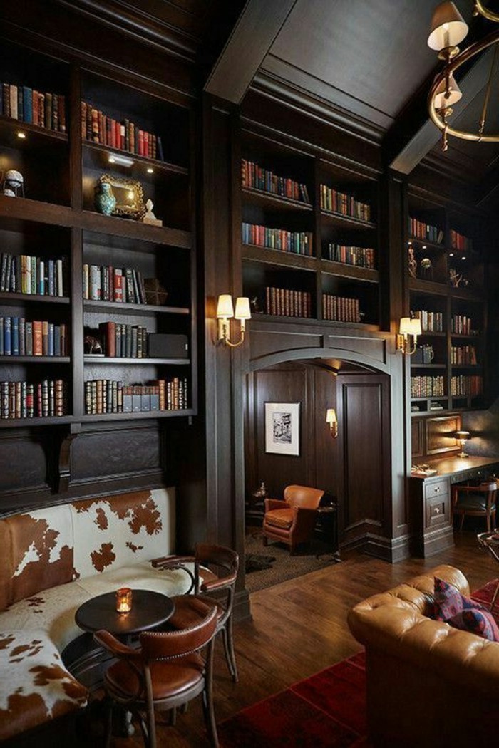 meuble-bibliotheque-dans-un-salon-style-traditionnel