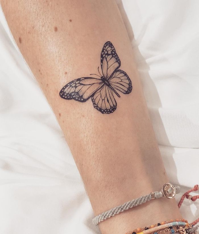 25 Simple Butterfly Tattoo Ideas Full of Meaning  Tattoo Glee