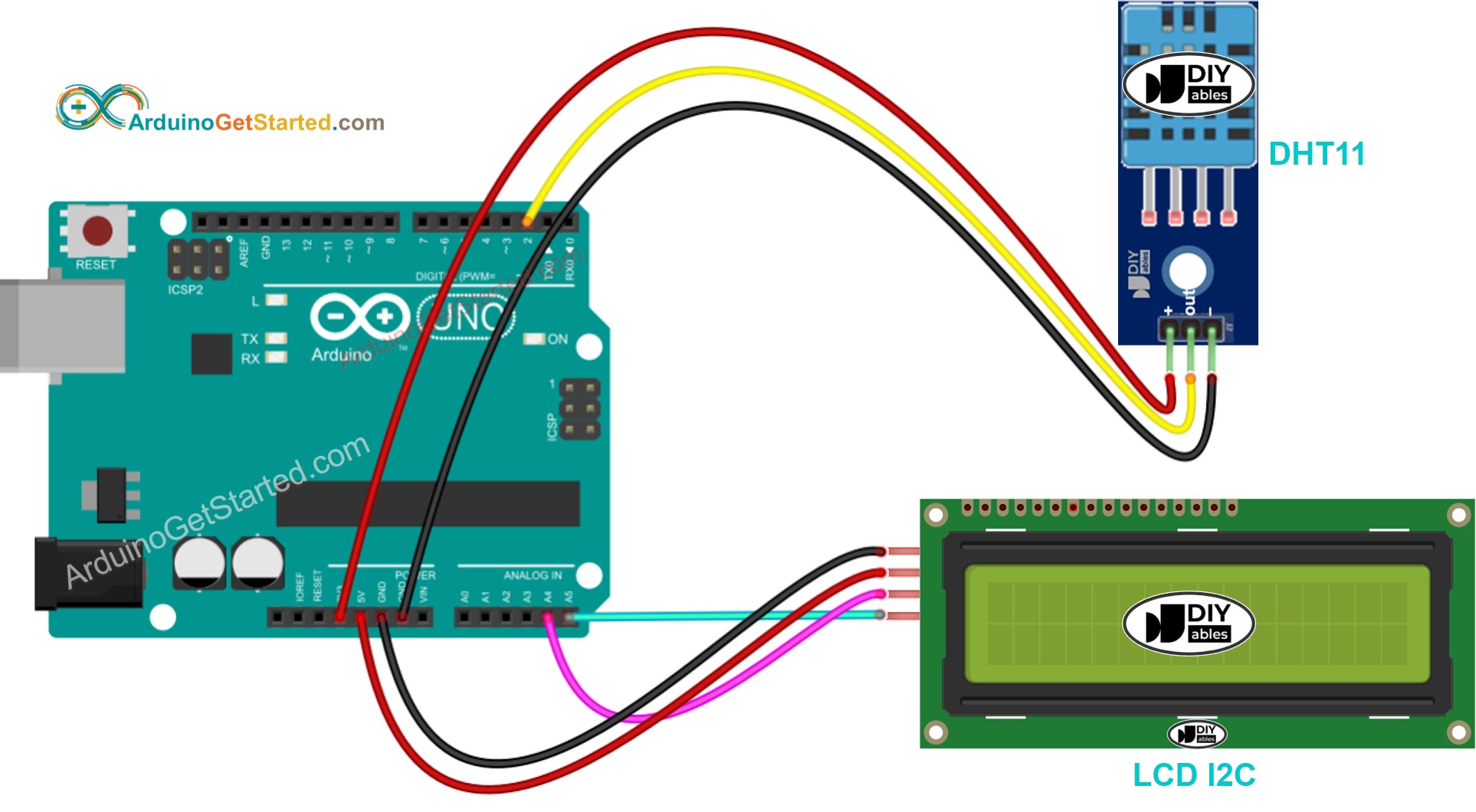 Arduino - DHT11 - LCD | Arduino Tutorial