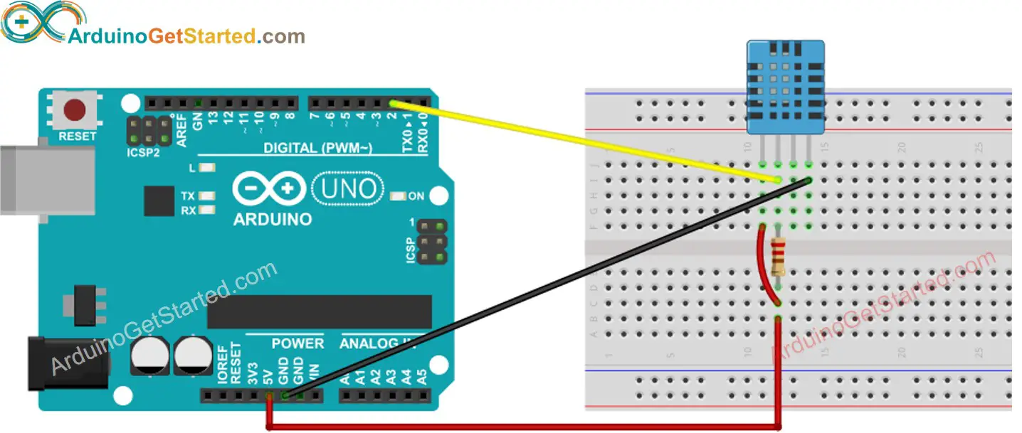 Humidity Sensor Pin Diagram