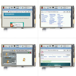 Raspberry Pi display 3.5" 320x480 LCD with touch