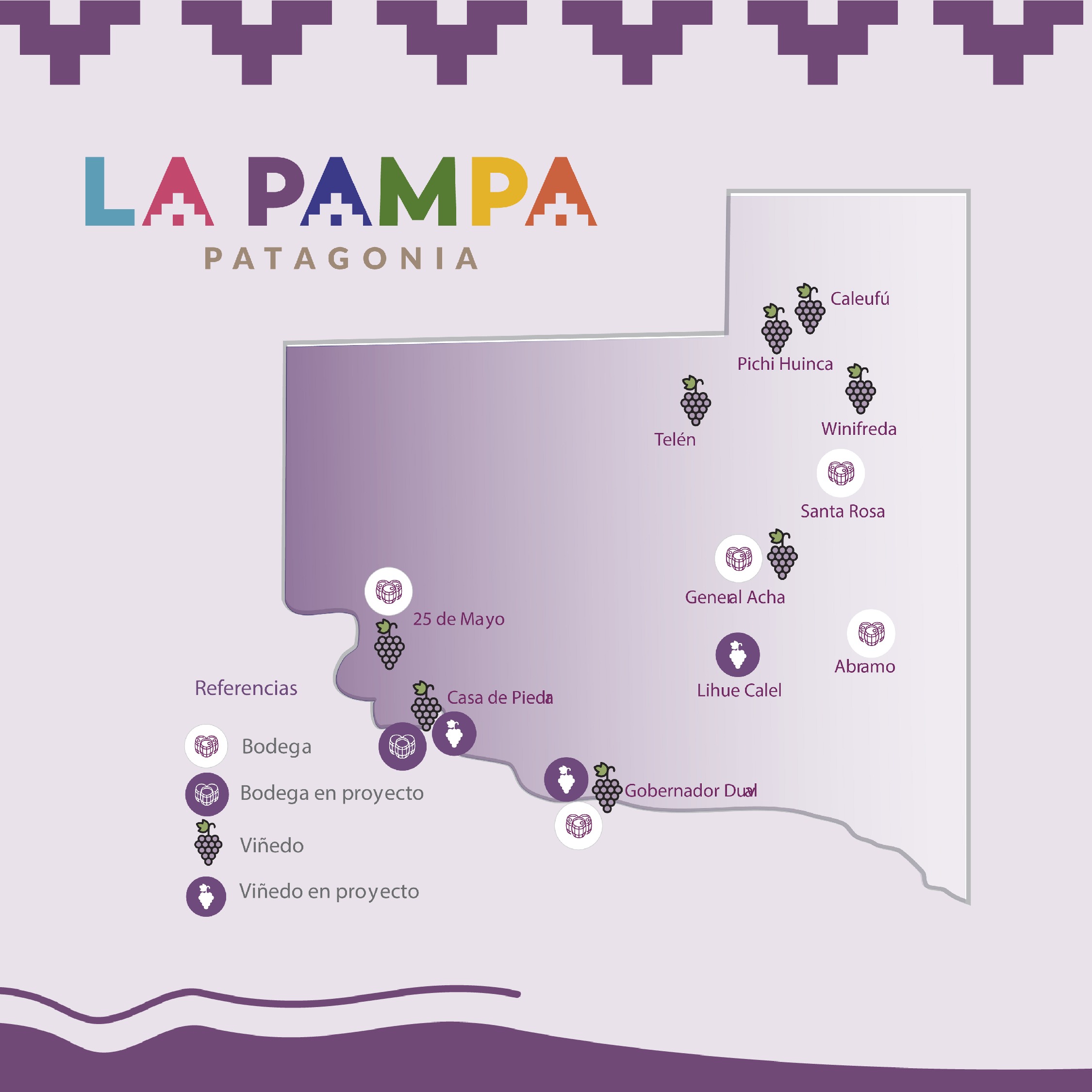 Mapas de los Caminos del Vino de Argentina - Argentina Wine Travel