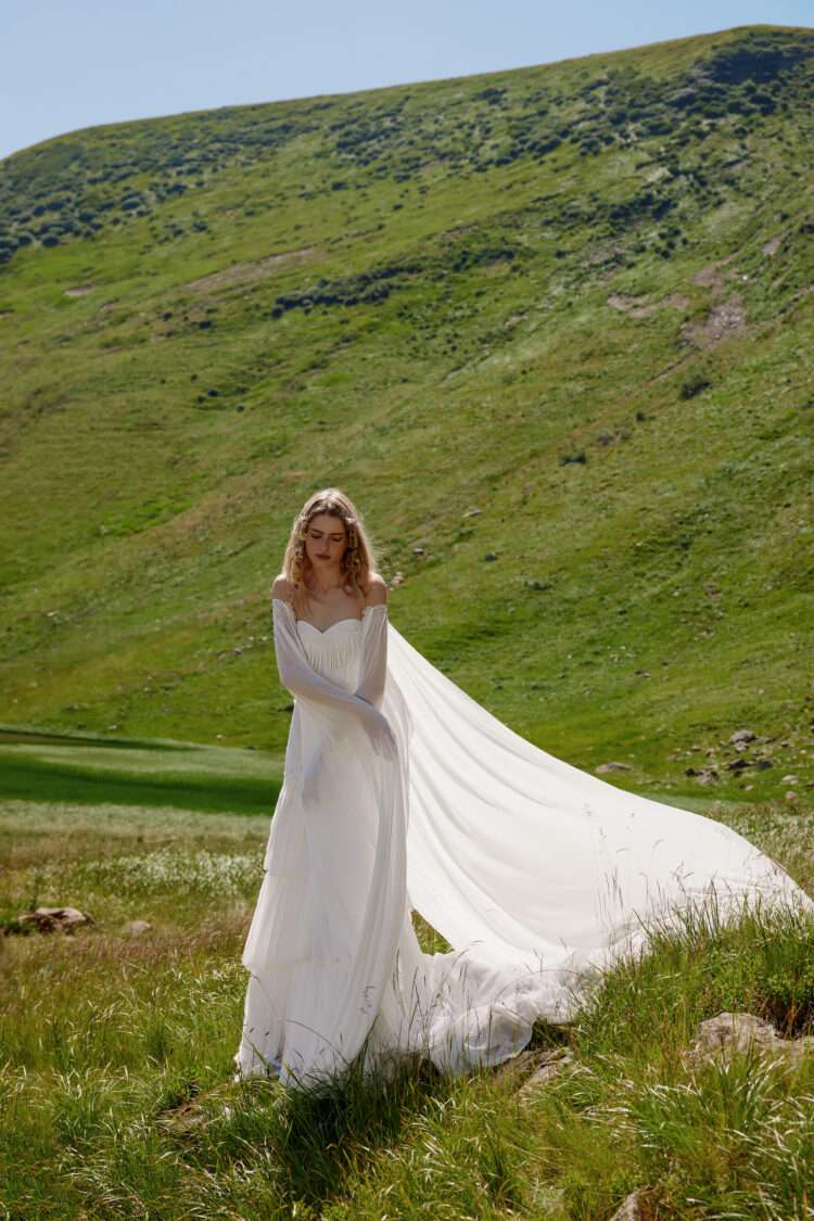 Cosimo Wedding Dress With Cape