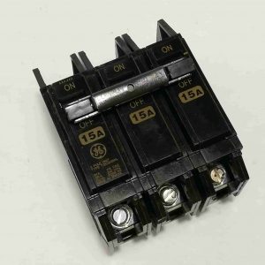 G.E. Circuit Breaker (TQC) - Bolt-On Type, 3 Pole, 240V