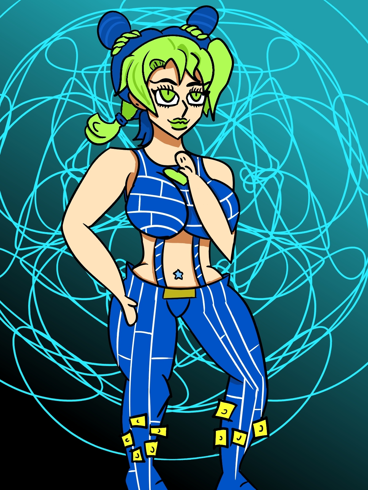 Jolyne by djmiloj on Newgrounds