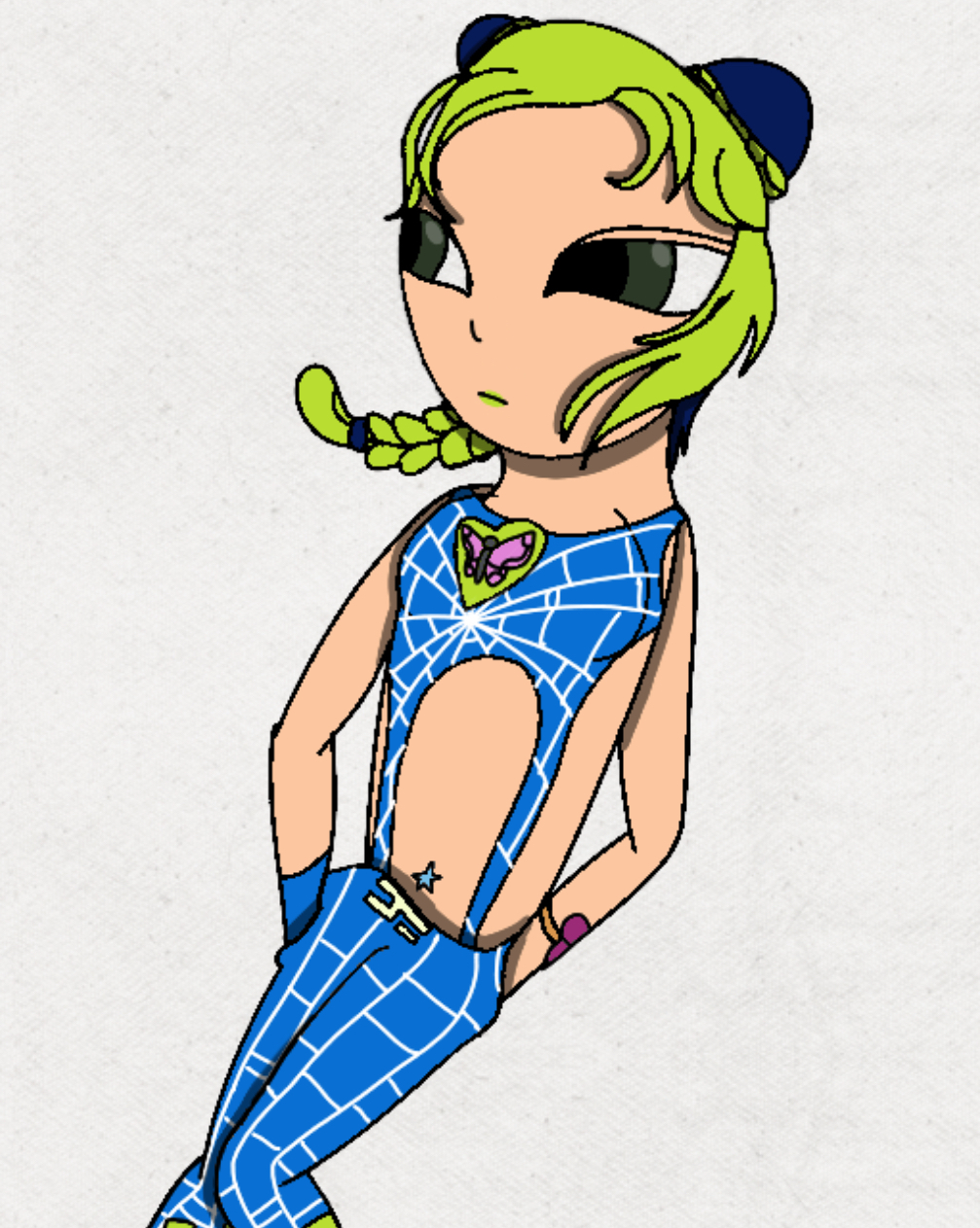 Jolyne Cujoh by Ashthefoxxhusky on Newgrounds