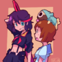 Ryuko and Mako Talking